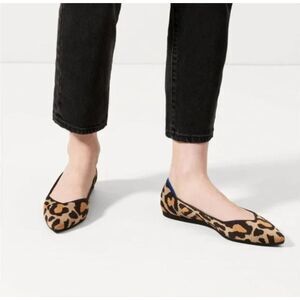 ROTHY'S The Point Comfy Pointed-Toe Knit Upper Slip-on Flats Size 9.5 NWOB